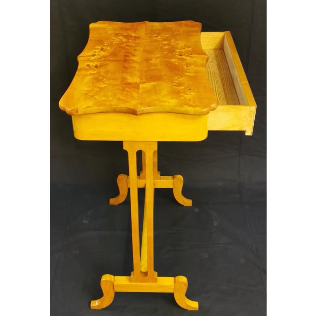 Side Table with Biedermeier Style Drawer, 1890s For Sale - Image 6 of 9