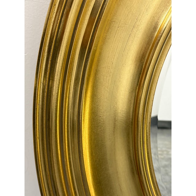 Gold Roche Bobois Clara Gold Mirror, 40 Inches For Sale - Image 8 of 12