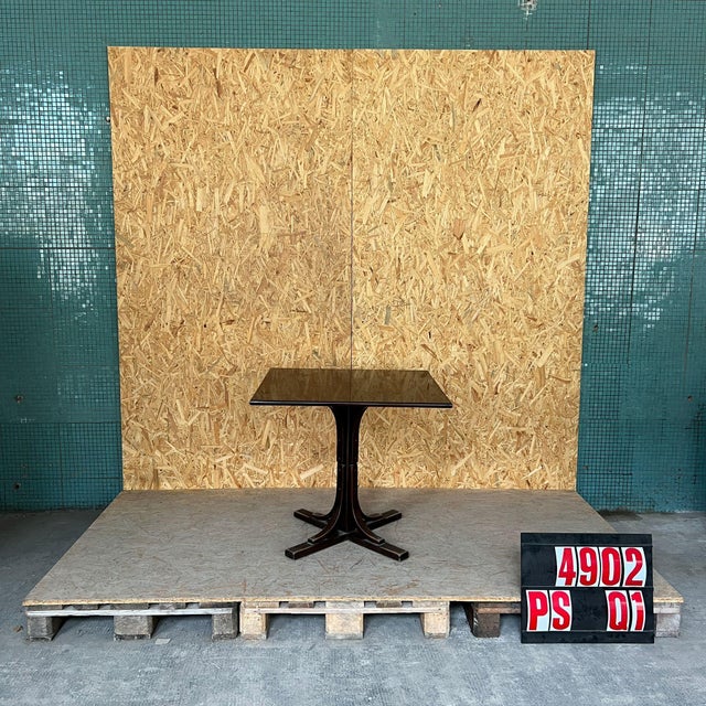 Bentwood Square Café Table, 1980s For Sale - Image 3 of 3