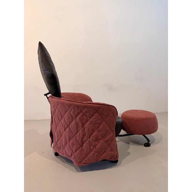 Postmodern Girotonda Lounge Chair by Francesco Binfare for Cassina, 1980s For Sale - Image 3 of 11