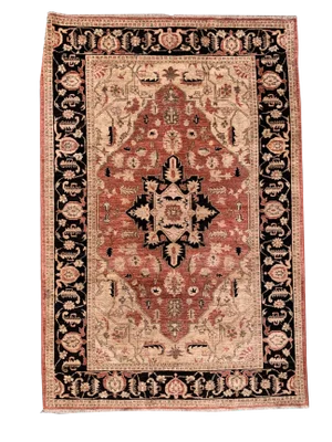 Large Afghan Handmade Ziegler Rug in Wool