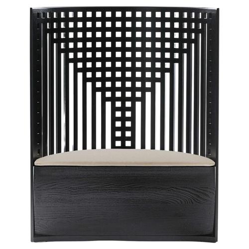 Willow 1 Throne-Like Armchair by Charles Rennie Mackintosh for Cassina For Sale - Image 10 of 10