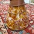 Art Nouveau Art Glass + Copper Pendant Light For Sale - Image 4 of 12