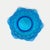 Fenton Art Glass Company Antique Fenton Blue Opalescent Honeycomb & Clover Fluted Crimped Glass Bowl For Sale - Image 4 of 5