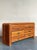 Mid-Century Modern Vintage Boho Pencil Reed Waterfall Dresser For Sale - Image 3 of 10