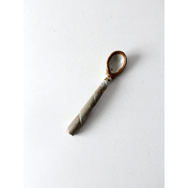 Vintage Pottery Spoon For Sale - Image 6 of 10