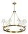 Vintage Chapman & Myers "Launceton" Brass Chandelier for Visual Comfort For Sale