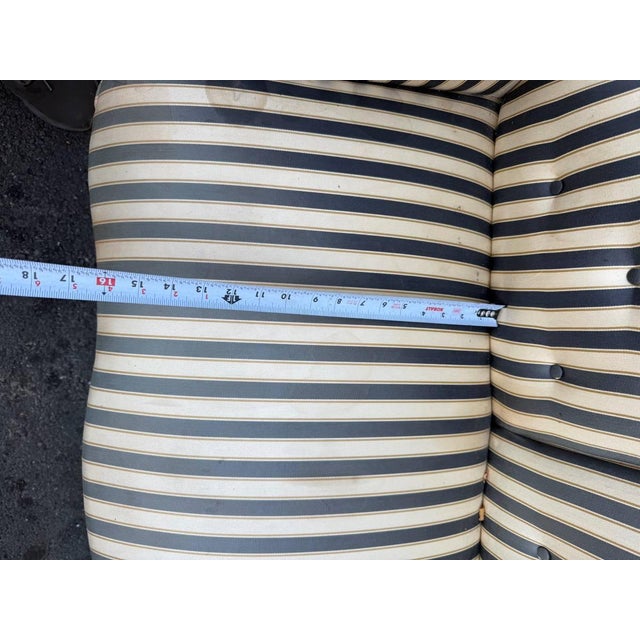 Antique American Empire Style Flame Mahogany Upholstery Sofa For Sale In Washington DC - Image 6 of 10