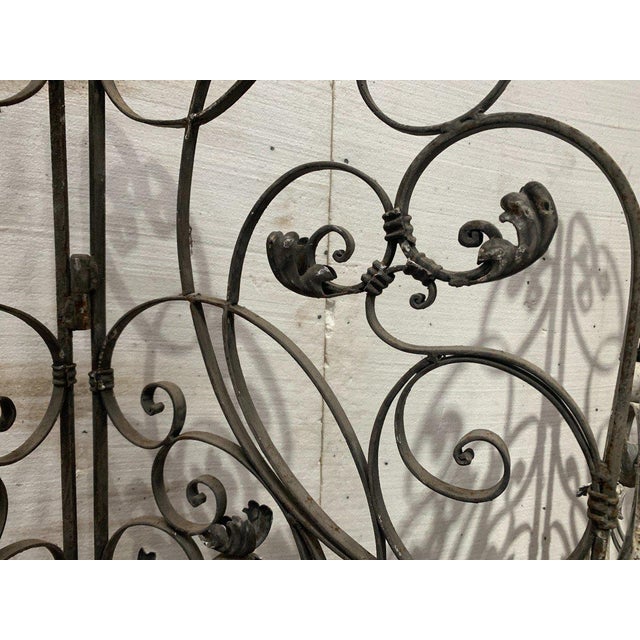 Wrought Iron Four-Leaf Partition, Set of 4 For Sale - Image 14 of 18