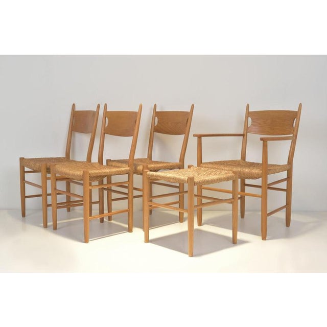 Chair in Ash Wood by Charlotte Perriand, Germany, 1960, Set of 6 For Sale - Image 14 of 14