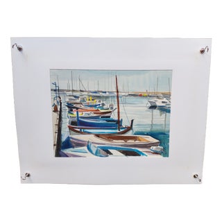 Michel Roubille, L'Île d'Yeu, 1987, Watercolor For Sale