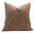 Fabdivine Floral Block Print Pillow Cover 14x20 Inch Duck Canvas-Kamal Dutta For Sale