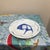 Chinese Vintage Mid-Century Chinese Blue and White Porcelain Carp Fish Salad Plate For Sale - Image 3 of 4