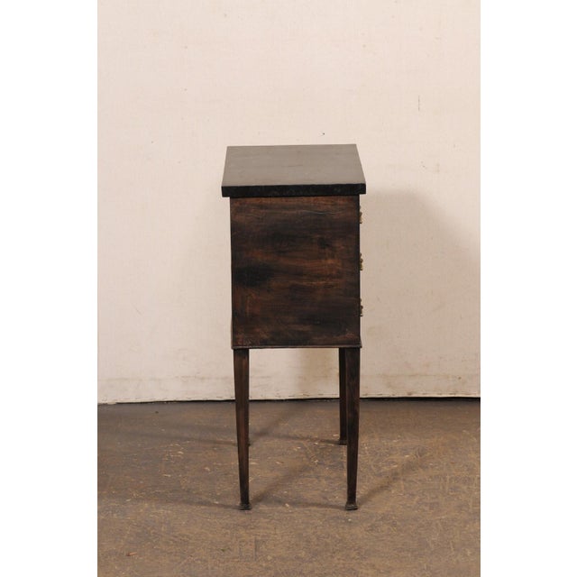 19th Century French Side Chest W/Original Marble For Sale - Image 10 of 12