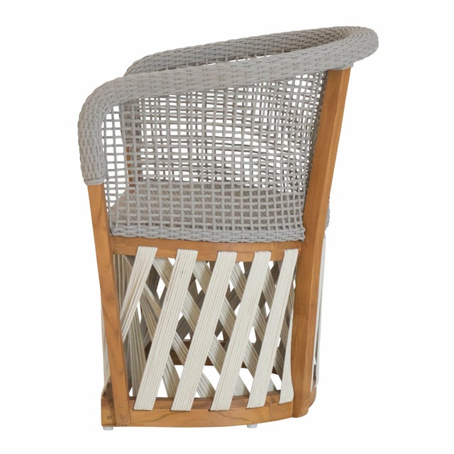 Mexican Sample: Sonora Arm Chair in Grey For Sale - Image 3 of 4