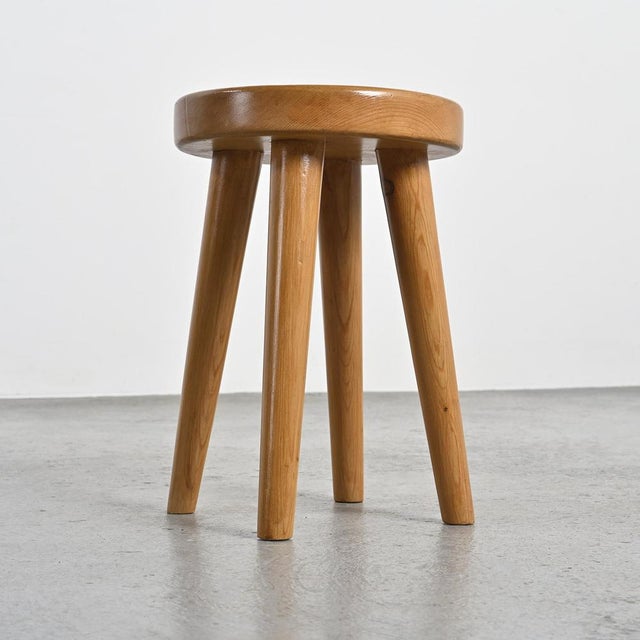 Vintage French Stool by René Martin, 1960s For Sale - Image 4 of 10