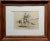 Ted Littlefield -Gunfighter on Horse - Original 1950s Drawing on Paper drawing on paper -signed circa 1950s frame size 18...
