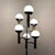 An extraordinary and rare six-light floor lamp made by Stilnovo in the 1950s, a perfect emblem of the avant-garde lighting...