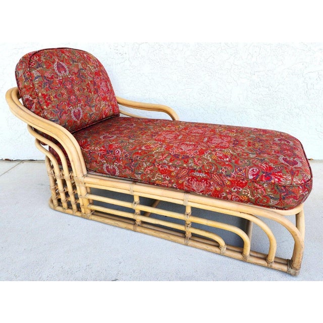 Bamboo Chaise Lounge by Brown Jordan Chairish