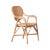 French Portofino Rattan, Bistro Arm Chairs, Natural For Sale - Image 3 of 6