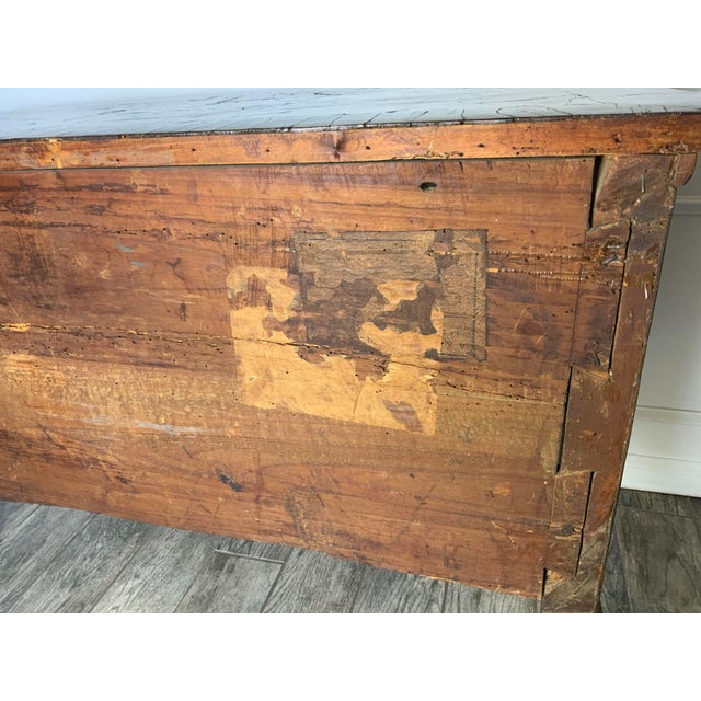 Wood 18th Century Two Drawer Walnut Commode For Sale - Image 7 of 18