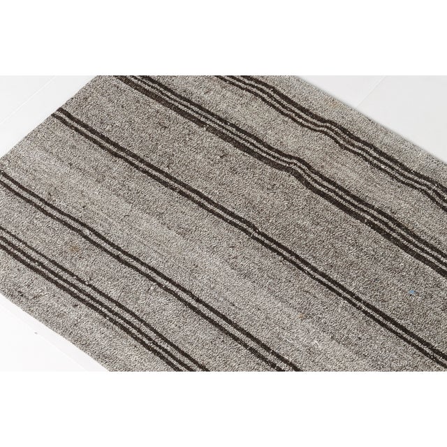 1960s Handwoven Geometric Window Kilim For Sale - Image 9 of 10