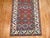 Islamic Zabihi Collection Moghan Antique Caucasian Kazak runner - 3'6" x 7'7" For Sale - Image 3 of 8