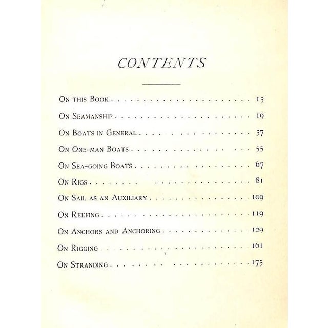 Traditional "On Yachts and Yacht Handling" 1901 Day, Thomas Fleming For Sale - Image 3 of 10