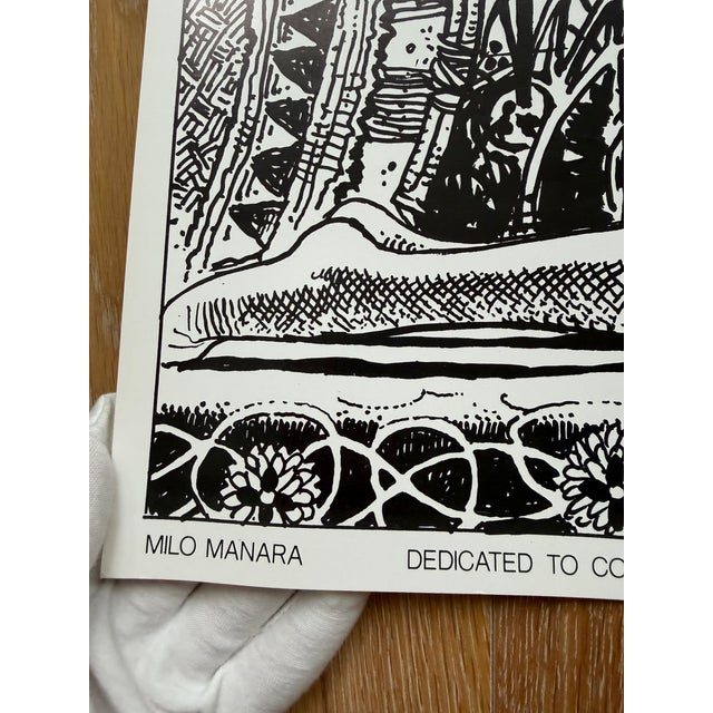 Early 21st Century Milo Manara, Dedicated to Corto Maltese, Print For Sale - Image 5 of 9