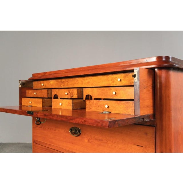 Biedermeier Style Chest of Drawers with Secretary, Early 19th Century For Sale - Image 15 of 18