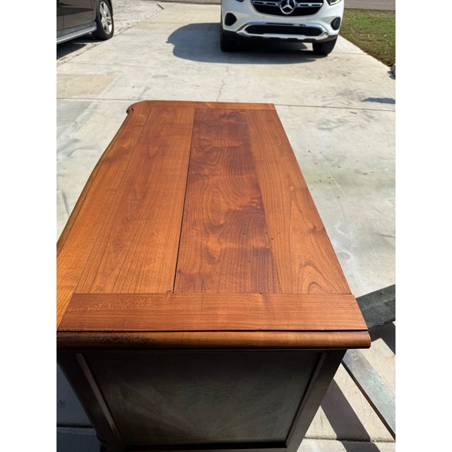 Beautiful 3-drawer dresser with stunning serpentine front and hand-carved details throughout. This piece has incredible...