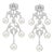 Natural Pearl 49.47cts & Diamond 1.35cts Earring in 14k Gold For Sale