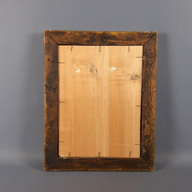 Ecstasy Figures Angels, 1800s, Oil on Panel and Wood, Framed For Sale - Image 9 of 14