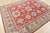 Farmhouse Kazak Rug 8'1'' X 10' Red Wool Tribal Hand-Knotted Oriental Carpet For Sale - Image 3 of 12