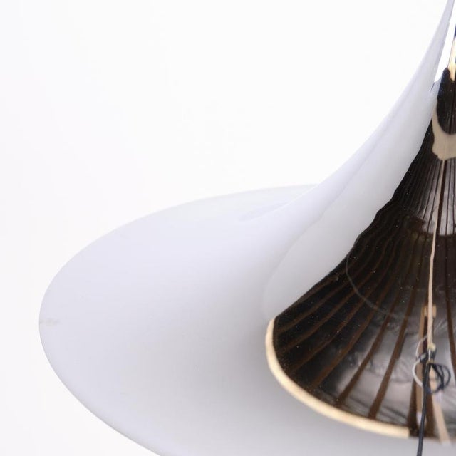 Semi Trumpet Pendant in Chrome by Claus Bonderup and Torsten Thorup For Sale - Image 3 of 6