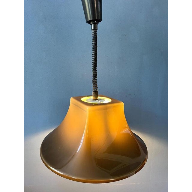 Acrylic Glass Witch Hat Pendant Lamp from Willem Hagoort For Sale - Image 11 of 11