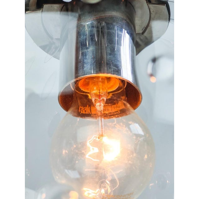 1950s Amsterdam Bubble Glass Pendant Light from Raak Amsterdam, 1950s For Sale - Image 5 of 8