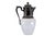 Wine Jug in Cut Glass and Silver Embossed on the Lid with Knob and Rim, Raised Handle and Coats of Arms For Sale - Image 11 of 11