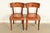 French Italian Louis XVI Kingwood Inlaid Marquetry Side Chairs or Dining Chairs, Pair For Sale - Image 3 of 13