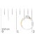 Metal 14K Yellow Gold Plated .925 Sterling Silver 1/4 Cttw Diamond Bypass and Halo Promise Ring (I-J Color, I3 Clarity) - Ring Size 12 For Sale - Image 7 of 7