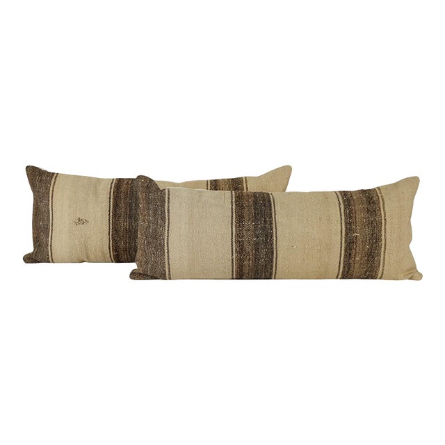 Turkish Kilim Pillow Cover - A Pair For Sale