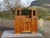 Beautiful piece of furniture from the 1930s: a 3-door sideboard topped with two sentry boxes and a mirror. A 3-door,...