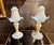 Opaline and Light Blu Murano Glass Table Lights, 1990s For Sale - Image 10 of 12