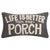 Traditional Life Is Better On The Porch Hook Pillow, 22" x 12" For Sale - Image 3 of 3