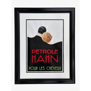 1930s Original French Art Deco Poster "Pétrole Hahn Pour Les Cheveux," by André Wilquin For Sale