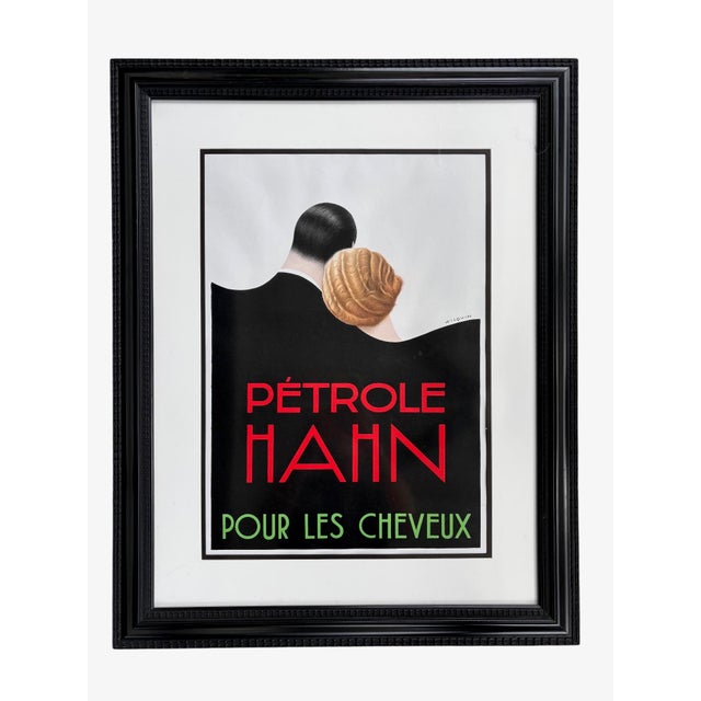 1930s Original French Art Deco Poster "Pétrole Hahn Pour Les Cheveux," by André Wilquin For Sale