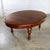 Wood 19th Century Antique William IV Style Mahogany Oval Dining Table W/Turned Legs & Casters For Sale - Image 7 of 17