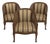 “Come and Knock on Our Door” – 1970s Mustard & Olive Cane Chairs, Set of 3 For Sale