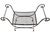 Mid 20th Century Mid 20th Century Hollywood Regency Wrought Iron Saddle Seat Bench For Sale - Image 5 of 13
