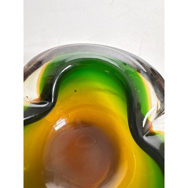 Gold Glass Ashtray, France, 1960s For Sale - Image 8 of 9